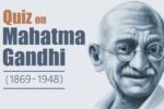 Online quiz on Mahatma Gandhi